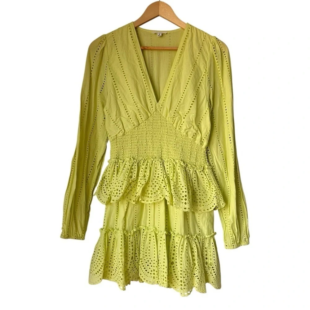 NEW Steve Madden Raquelle Dress, Lime Green, Small